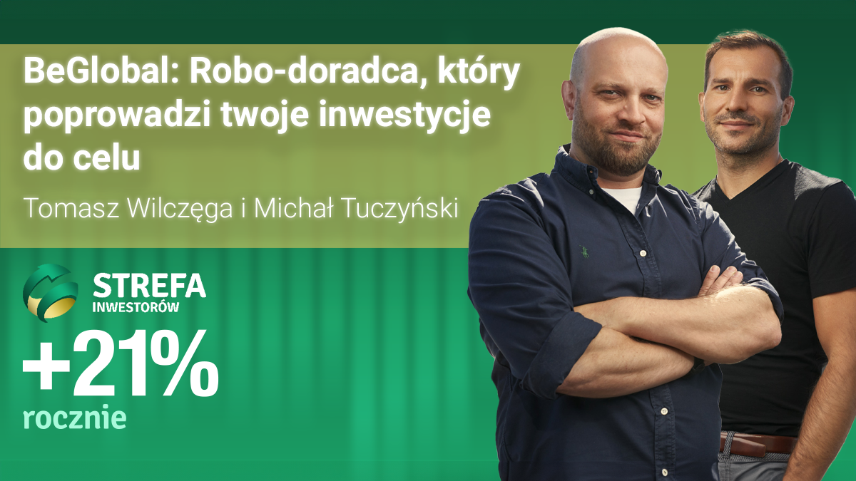 BeGlobal: robo-doradca, który poprowadzi twoje inwestycje do celu - Michał Tuczyński i Tomasz Wilczęga, Podcast 21% rocznie